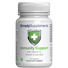Immunity Support with Vitamin C, Vitamin D & Zinc - 60 Capsules
