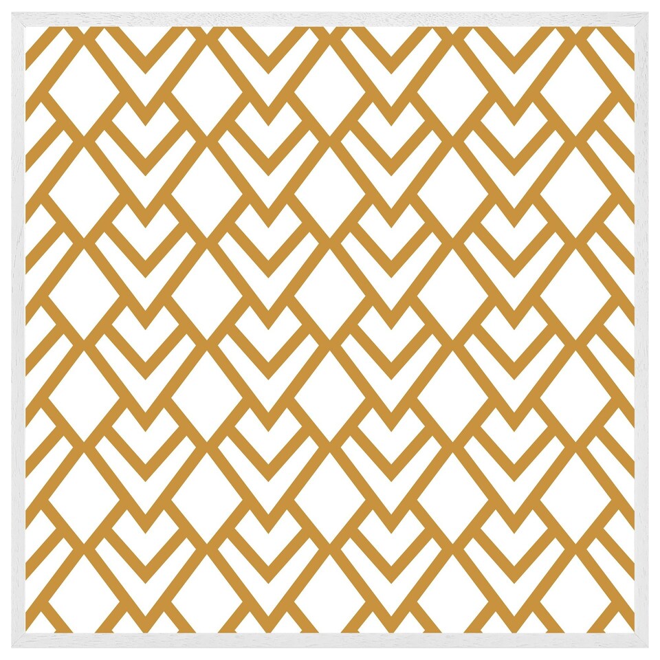 image 1 of Geometric scales (Picture Frame) White | M