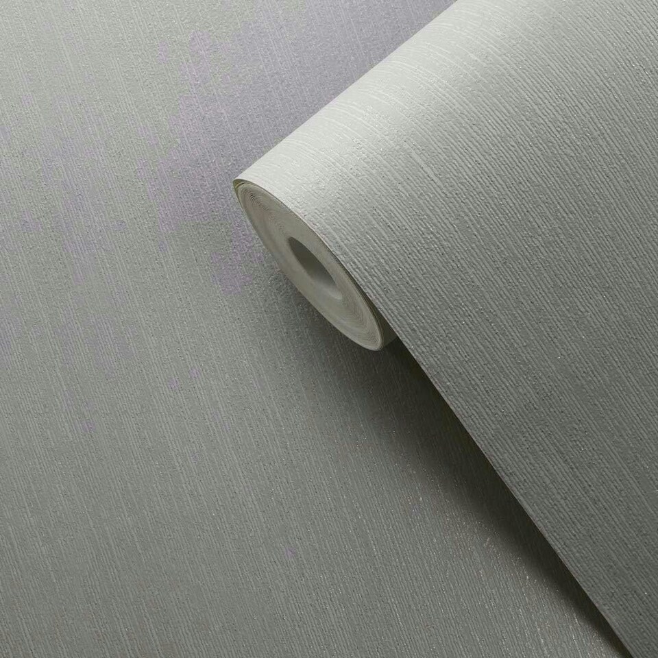 image 1 of Indra Texture Grey & Silver Wallpaper