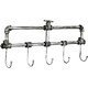 image 1 of Marco Paul Distressed Metal Wall Mounted Coat Hooks Silver | One Size