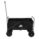image 1 of Heavy Duty Folding Wagon Cart Garden Trolley Camping Festival Beach Utility Cart Foldable Pull Along Wagon with Wheels