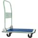 image 1 of Folding Trolley - 2 fixed, 2 swivel wheels, 150 kg load capacity, 73 x 47 cm load bed