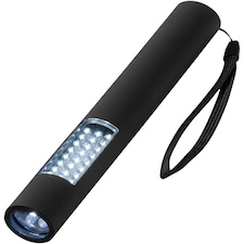STAC Magnetic 28 LED Torch | Black | Solid Black | 20.2 x 2.7 x 2.1 cm | 1