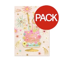 Simon Elvin Isabel Garden 18th Birthday Card (Pack of 6) - Multicoloured - One Size