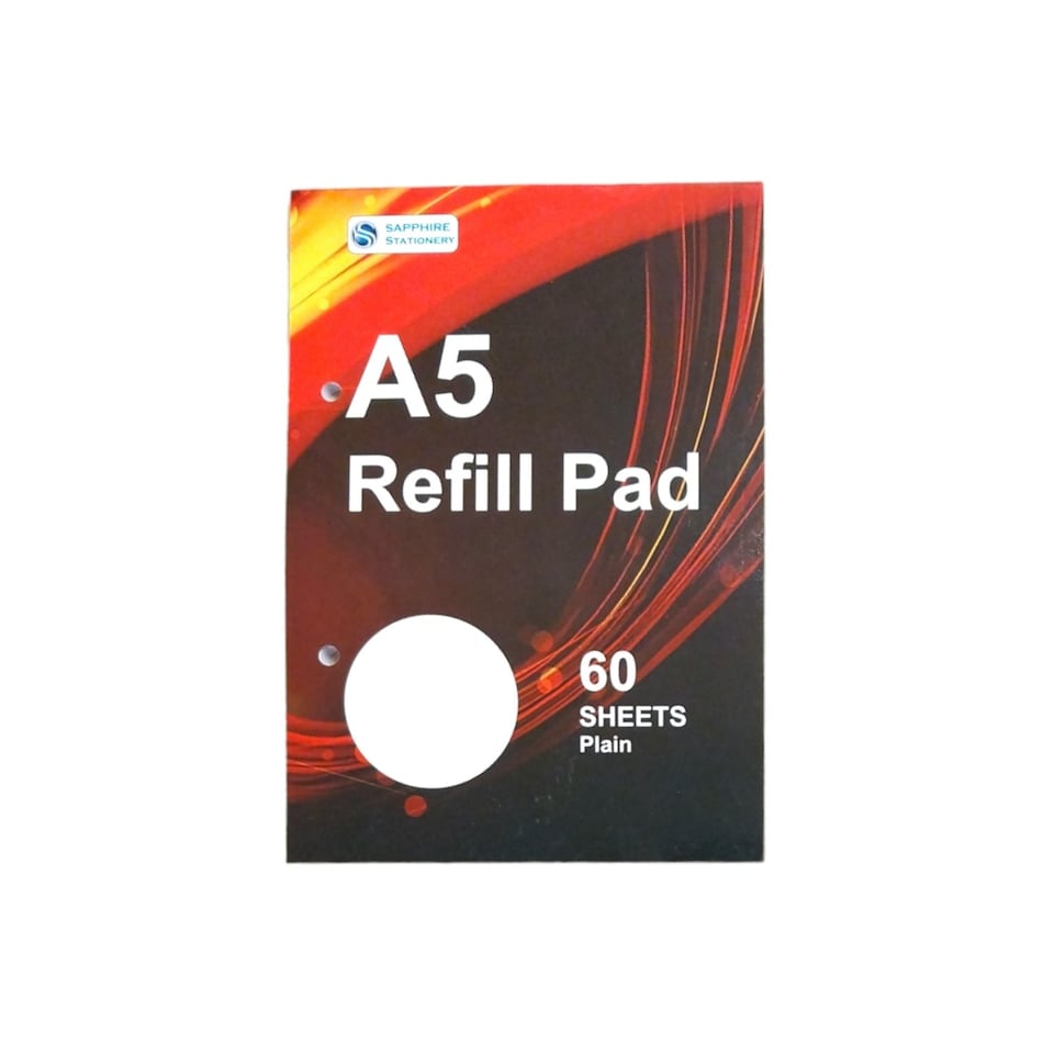 image 1 of 60 Sheets A5 Plain Refill Pad