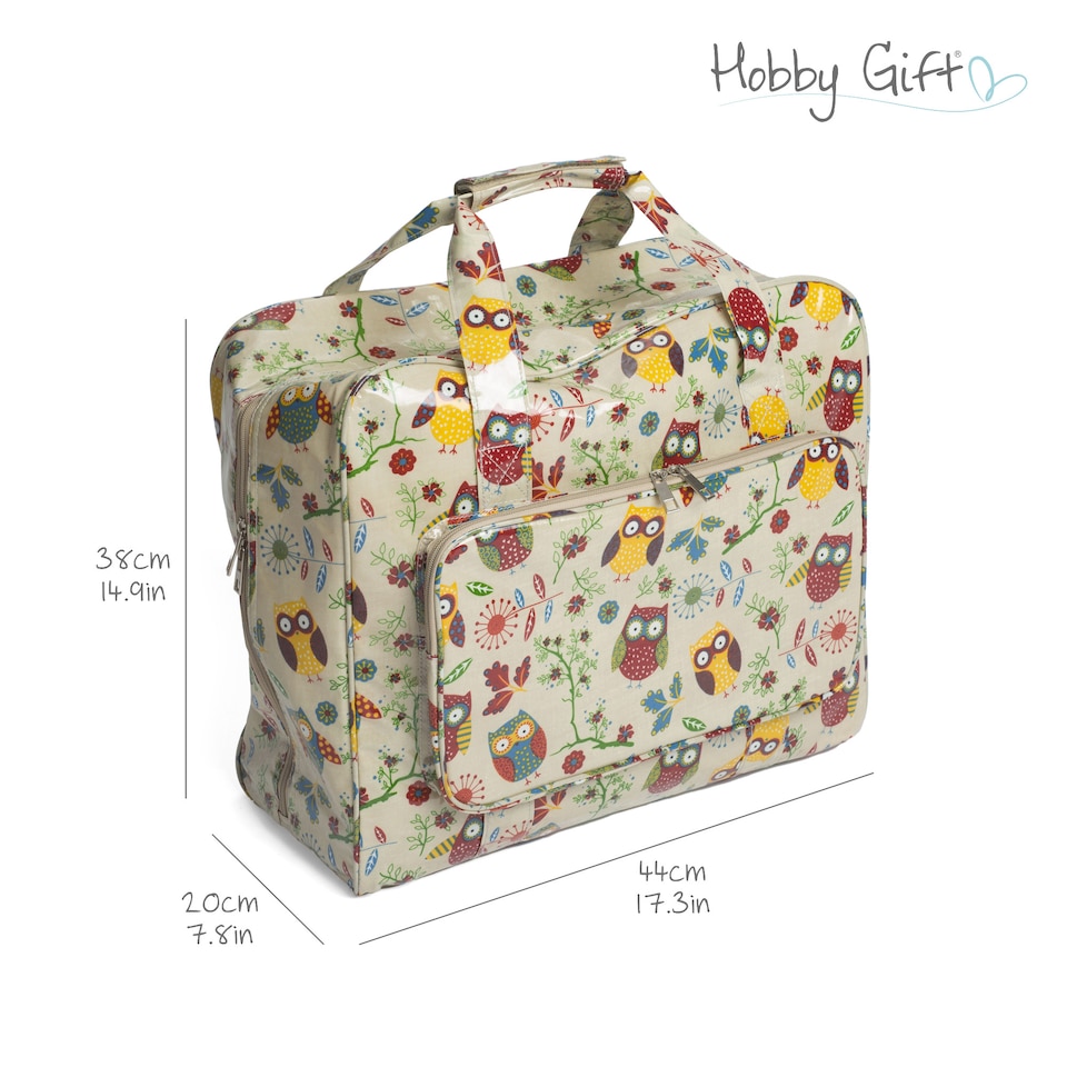 image 1 of Hobby Gift Sewing Machine Bag, Printed, Owl