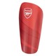image 1 of Arsenal FC Childrens/Kids Fuse Slip-In Shin Guards - Red/White - 10-12 Years