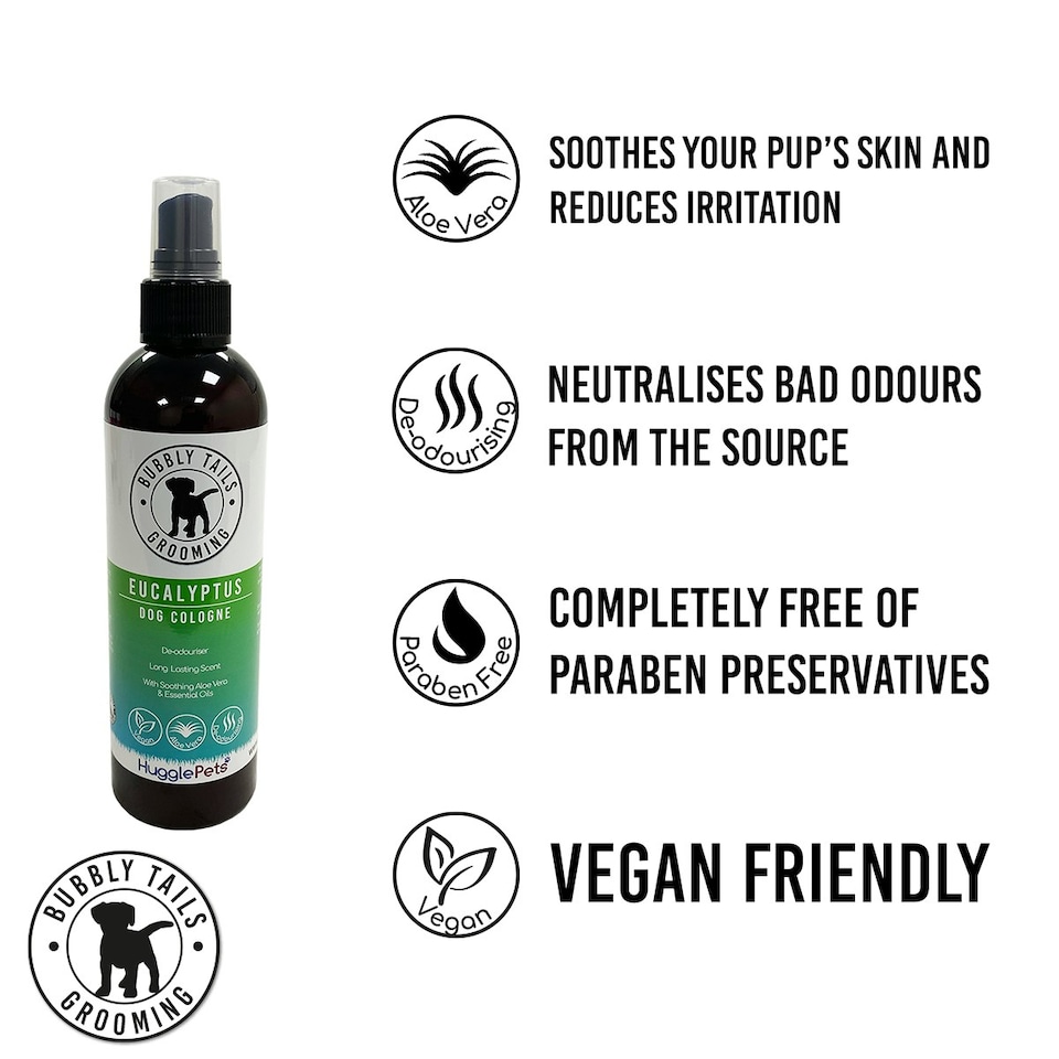 image 1 of HugglePets Bubbly Tails Dog Cologne - Eucalyptus