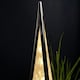 image 5 of 45cm Premier Christmas Holographic Pyramid Silver Frame-16 Warm White Led