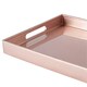 image 4 of Argon Tableware Rectangle Serving Tray - 34.5 x 25cm - Rose Gold Pink