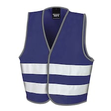 SAFE-GUARD by Result Childrens/Kids Core Enhanced Hi-Vis Vest - Navy - 10-12 Years