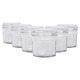 image 1 of Argon Tableware Glass Jam Jars - 90ml - Pack of 6 - Lids Not Included