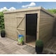 image 2 of 9 x 7 WINDOWLESS Garden Shed Pressure Treated T&G PENT Wooden Garden Shed + Single Door (9' x 7' / 9ft x 7ft) (9x7)