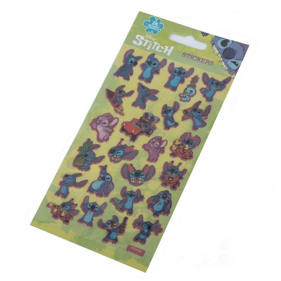 image 1 of Lilo & Stitch Puffy Stickers Set - Multicoloured - One Size