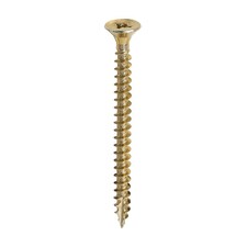 Timco - Classic Multi-Purpose Screws - PZ - Double Countersunk - Yellow (Size 4.5 x 55 - 200 Pieces)