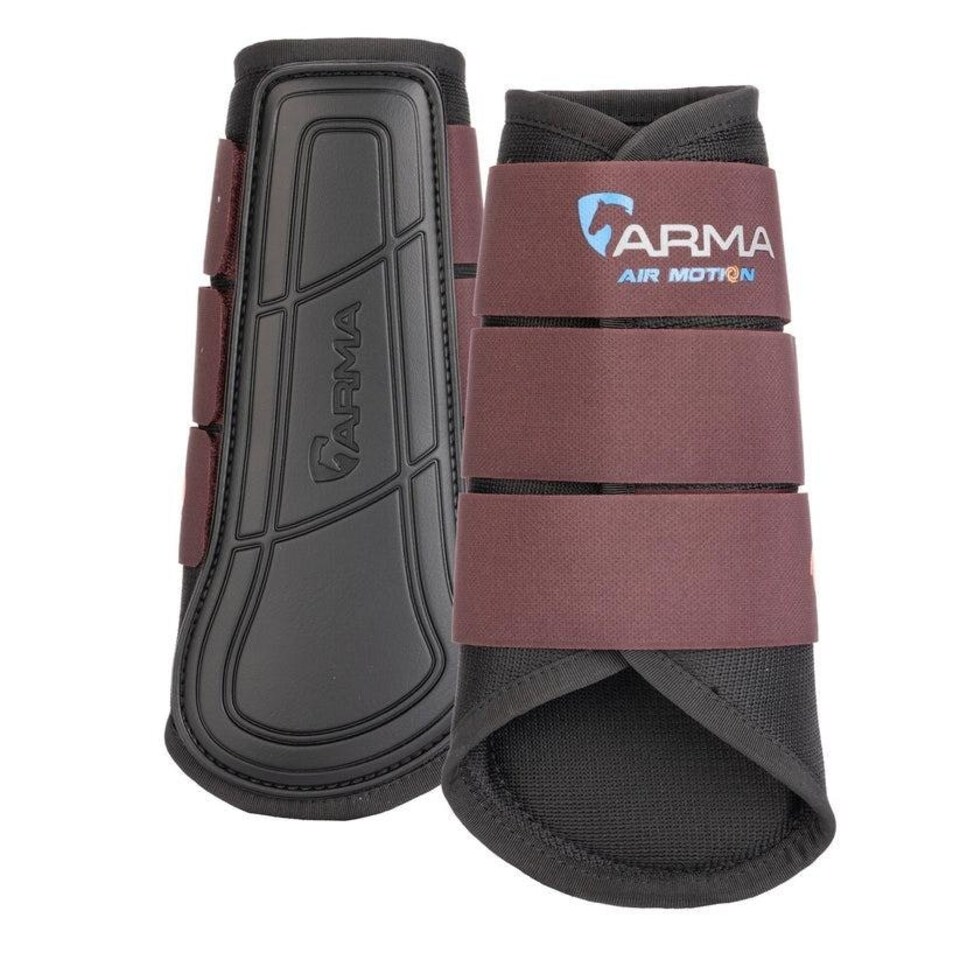 image 1 of Shires Arma Air Motion Brushing Boots Blue | Size: X-Full
Colour: Navy