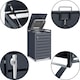 image 3 of Phoenix GB1168AAK Anthracite Single Wheelie Bin Store / Bin Storage