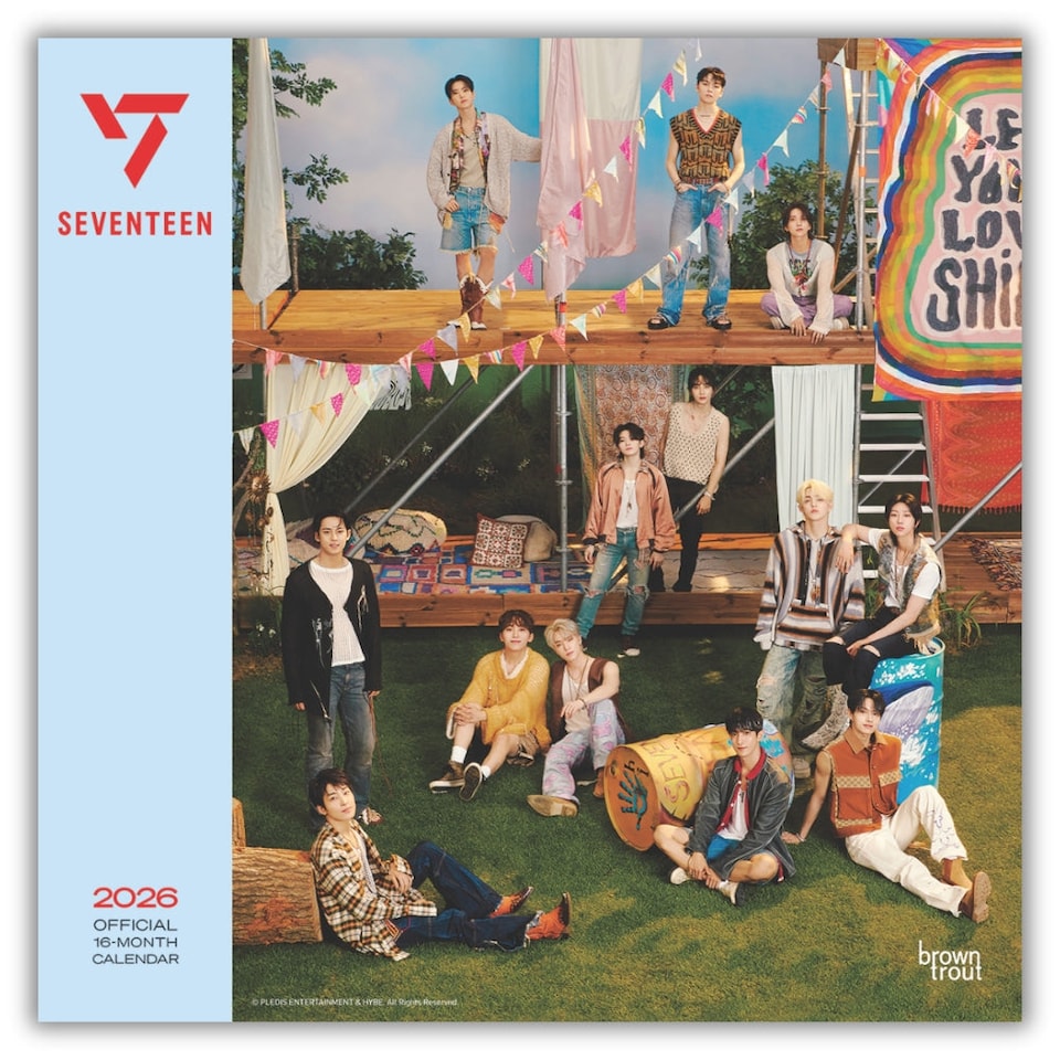 SEVENTEEN 2026 SQUARE CALENDAR