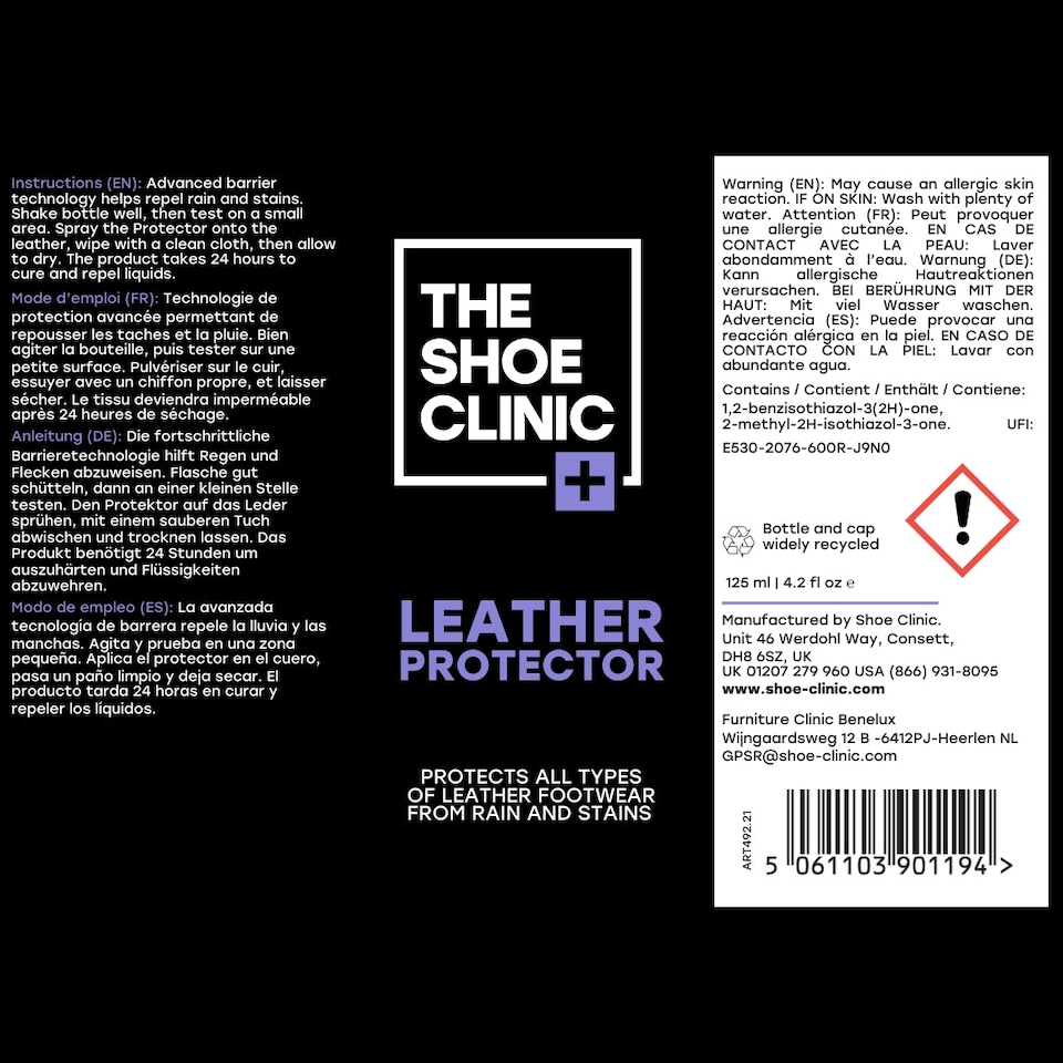 image 1 of Shoe Clinic - Leather Protector