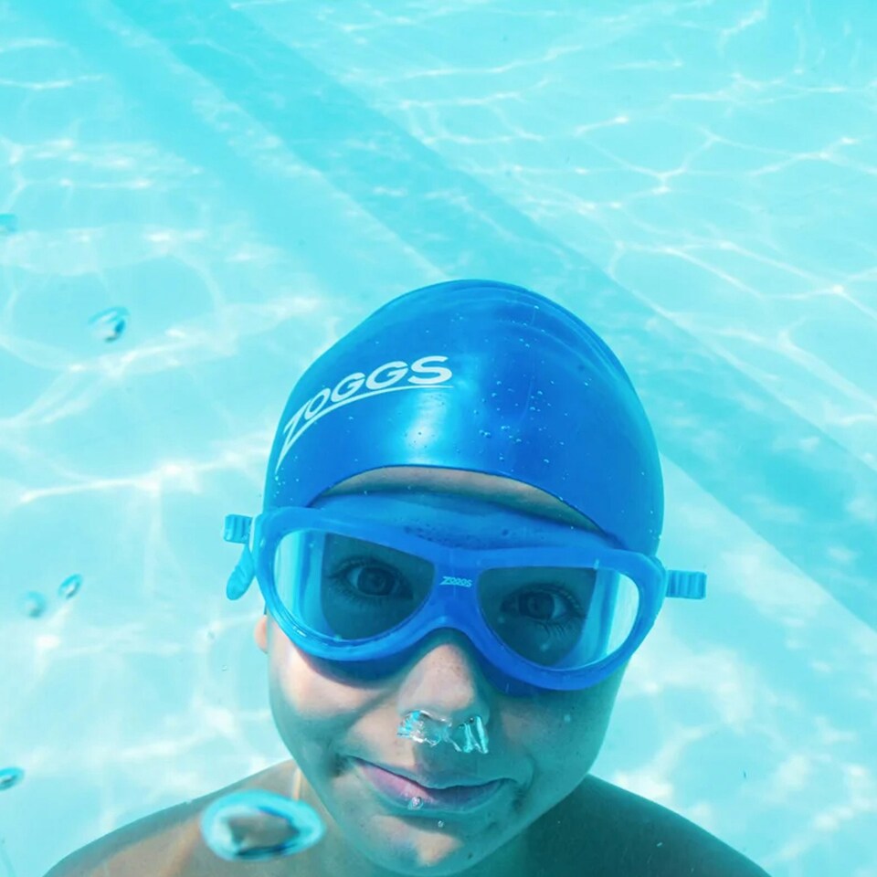 image 1 of Zoggs Childrens/Kids Phantom 2024 Swimming Goggles - Blue/White - One Size