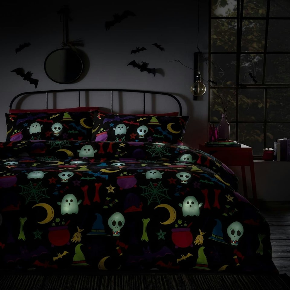 image 1 of Portfolio Home Ghouls & Ghosts Halloween Bedding Multi | Double
