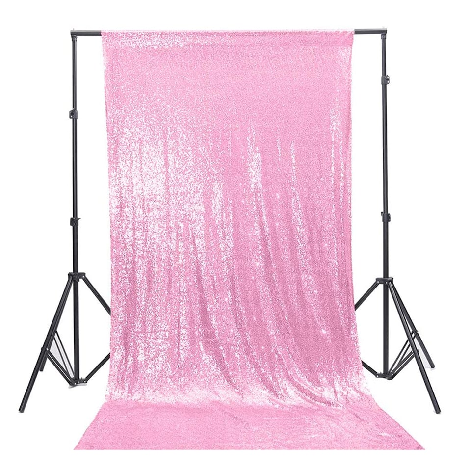 image 1 of 4ft x 7ft Sequin Backdrop Photography Background High-Density Sequin Fabric