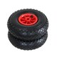 image 7 of 2x 10" 3.00-4 Plastic Rim Sack Truck Replacement Pneumatic Tyre Wheel