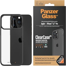 Panzer Glass Military Grade Standard Clear Case for iPhone 15 Pro Max 6.7 Black Edition - 1179