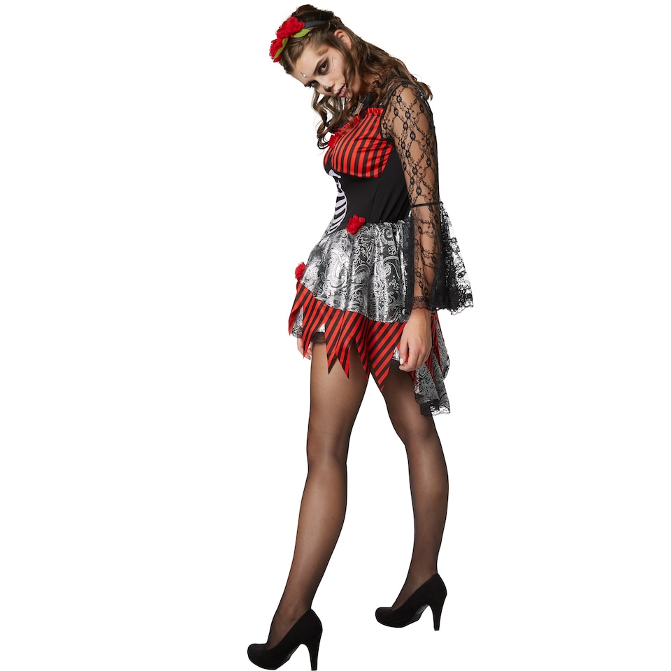 image 1 of Scary Dancer - Halloween fancy dress costume for women | Red | black/red | 1