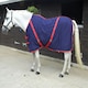image 1 of Rhinegold Summer Sheet Blue | Colour: Navy Blue/Baby Blue
Size: 5ft 6