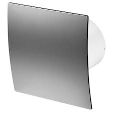 100mm Pull Cord Extractor Fan Satin ABS Front Panel ESCUDO Wall Ceiling Ventilation