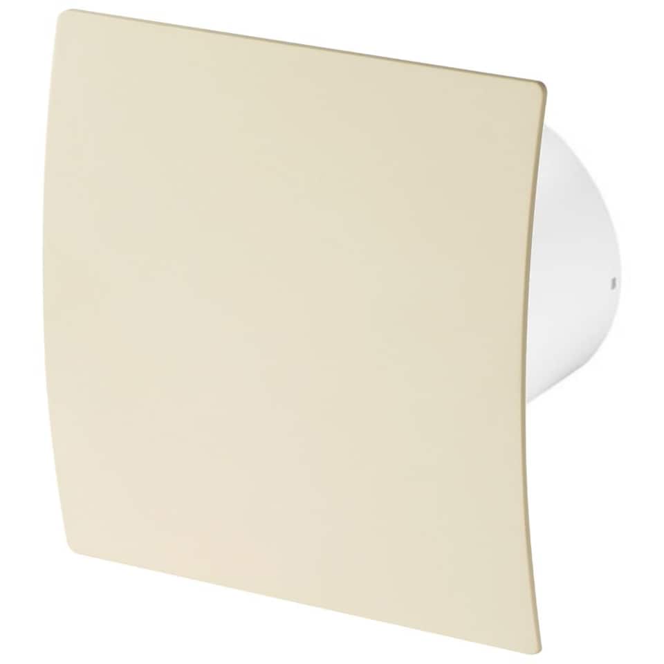 image 1 of 100mm Standard Extractor Fan Ecru ABS Front Panel ESCUDO Wall Ceiling Ventilation