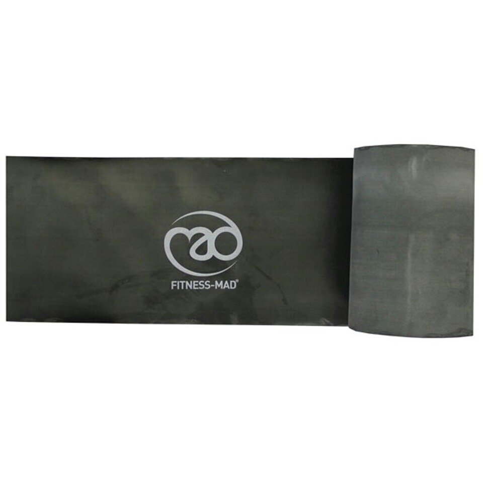 image 1 of Fitness Mad Logo Resistance Band - Black - Strong