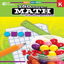 180 Days(tm) Math For Kindergarten