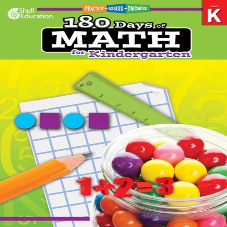 180 Days(tm) Math For Kindergarten
