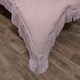 image 4 of Tia Trellis Polycotton Reversible Duvet Cover Set with Pillowcase Pink | Single