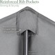 image 4 of 2.4m Replacement Parasol Canopy - Grey