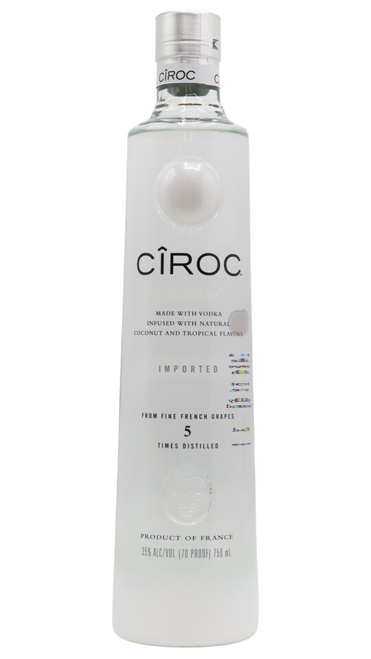 image 1 of Ciroc - Coconut Flavoured Vodka | Multi | White | Coconut Flavoured | 1