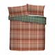 image 6 of D & D Bennet Check Duvet Cover Set Green