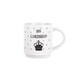 image 4 of Lady & Lordship Stacking Mugs Set - Regal Gifts for Couples Ceramic Cups Set of 2 with Metal Stand | White