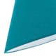 image 4 of 12" Vibrant Teal Cotton Coolie Lampshade Suitable for Table Lamp or Pendant | Blue | Teal | 1