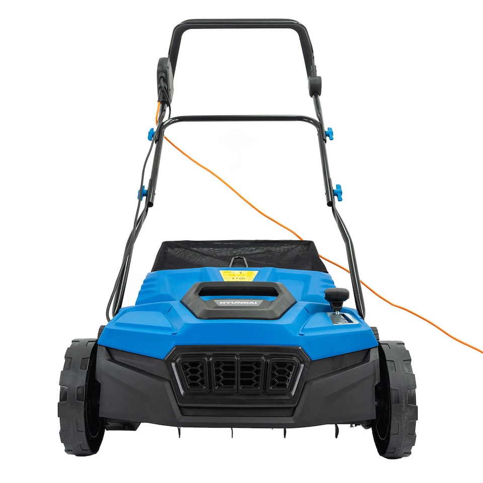 Electric Rakers Hyundai 14” / 36cm 2 in 1 Electric Lawn Scarifier and Aerator with 45L ...