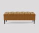 image 1 of Alyana 137cm Wide Tufted Rectangle Ottoman Storage Bench - Upholstery Velvet Shoe Bench with Turned Wooden Legs