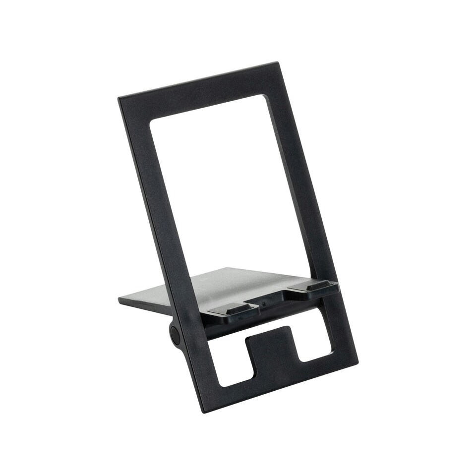 image 1 of XD Collection Recycled Plastic Foldable Mobile Phone Stand - Black - One Size