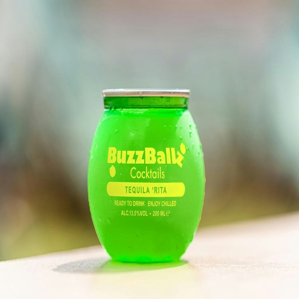 image 1 of BUZZBALLZ COCKTAILS: Tequila Rita Pack of 12 x 200 ml 13.5% Alcohol