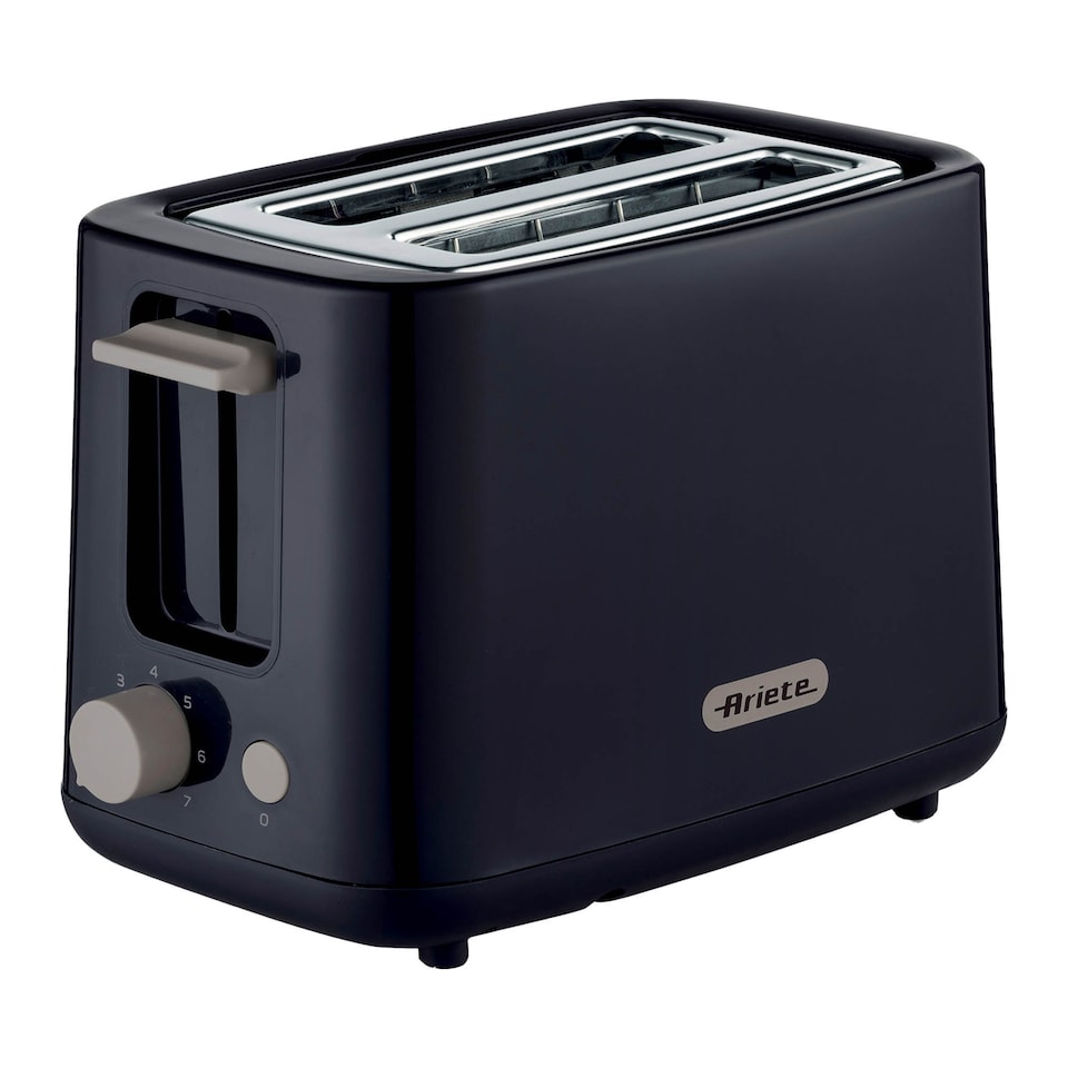 image 1 of Ariete ARPK47 Breakfast Line Kettle, Toaster & Coffee Machine Set, Grey