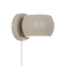 Nordlux Belir Indoor Wall Light Brown Metal Sensor G9 Adjustable Head - Plug In or Mains Powered , IP20 | Brown | Brown