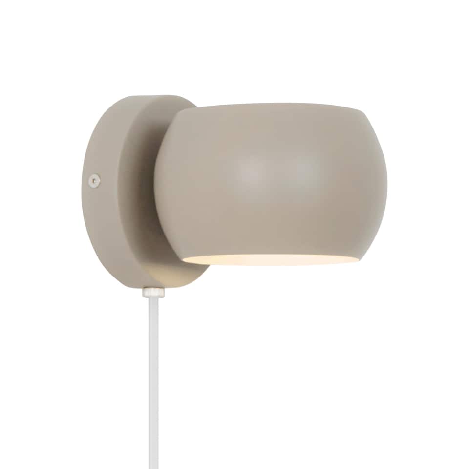 image 1 of Nordlux Belir Indoor Wall Light Brown Metal Sensor G9 Adjustable Head - Plug In or Mains Powered , IP20 | Brown | Brown