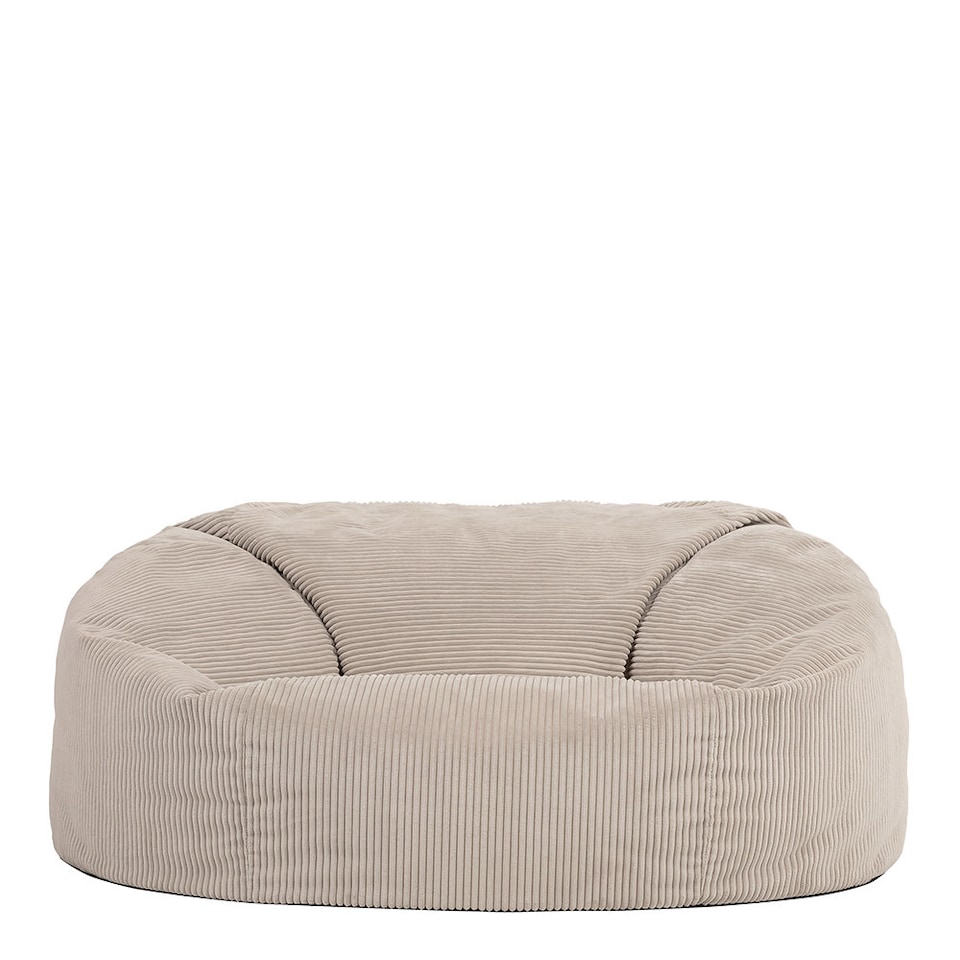 image 1 of icon Soul Giant Corduroy Bean Bag Natural 2-Seater Bean Bag Chair