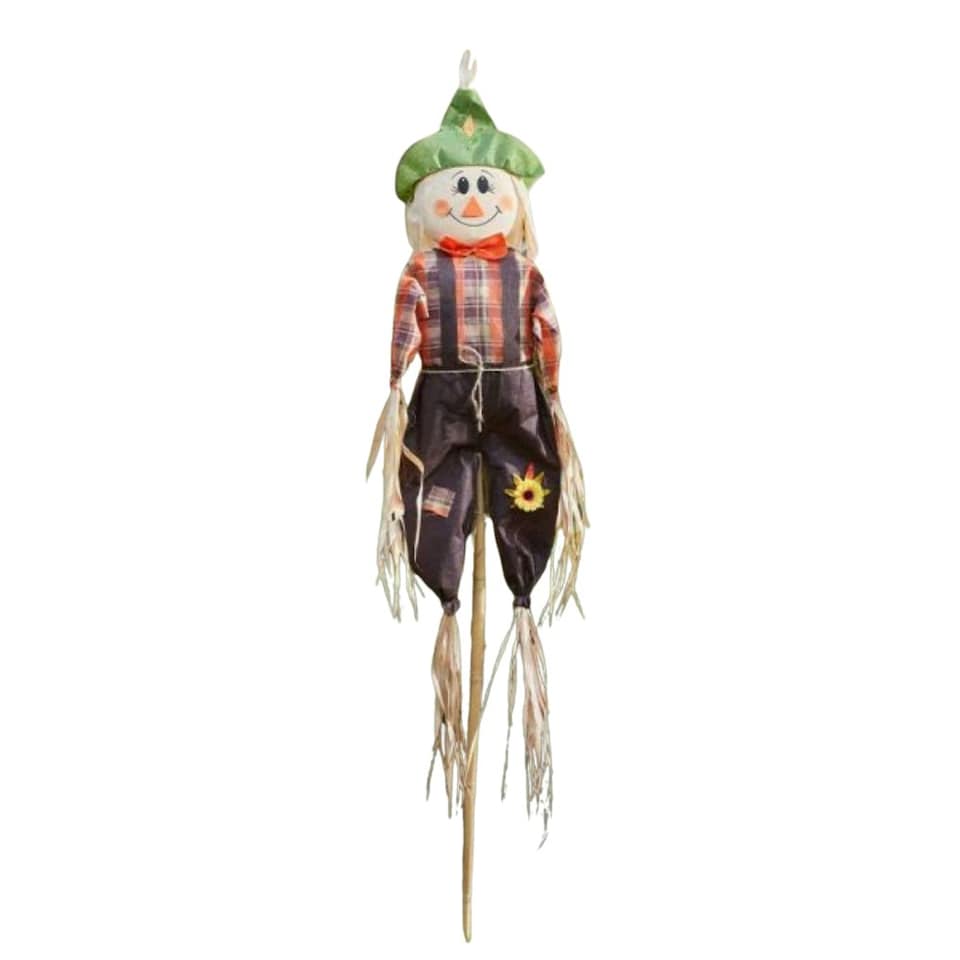 image 1 of Marco Paul 160cm Autumn Boy Scarecrow Garden Stake Halloween Outdoor Decoration